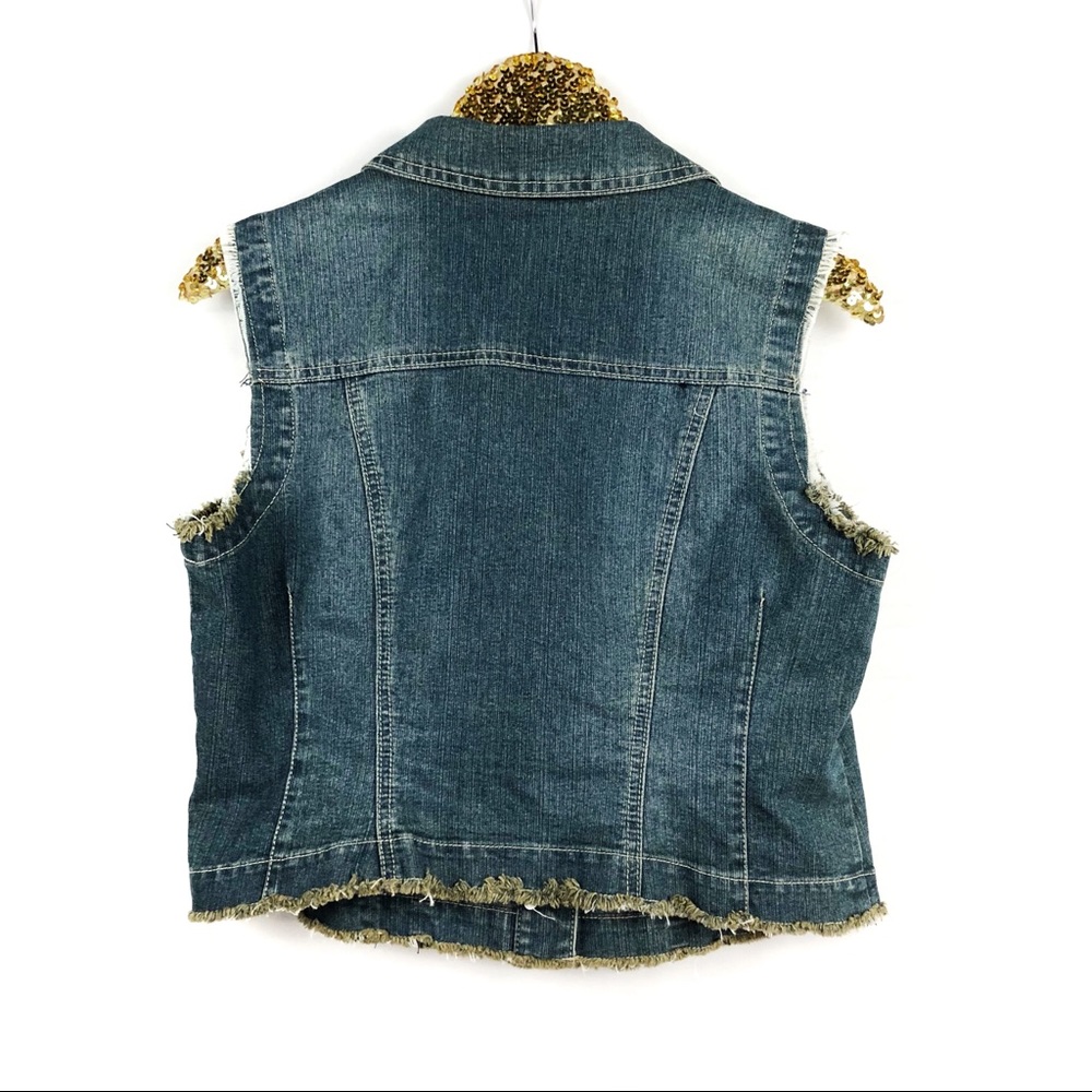 CATO Denim Fashion Vest - Picture 3 of 8